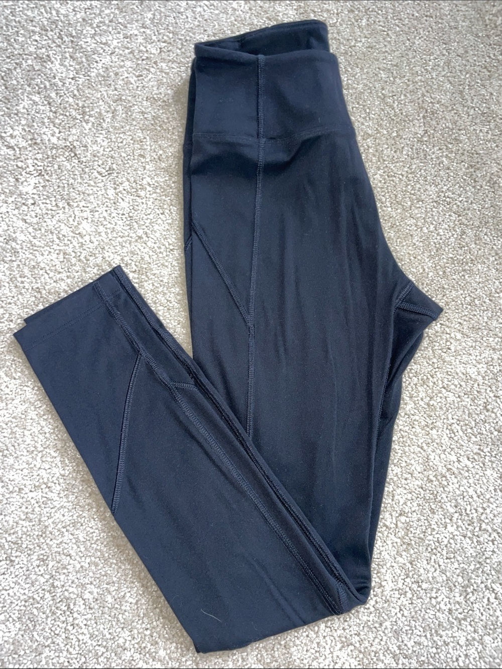 Pink, black leggings, XS